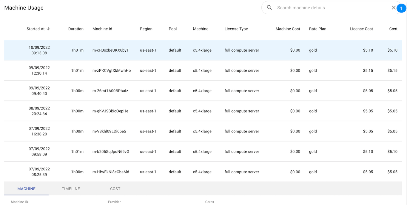statement machine details