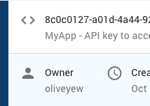 enabled API key